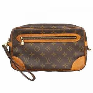 LOUIS VUITTON Brown Monogram Clutch Bag